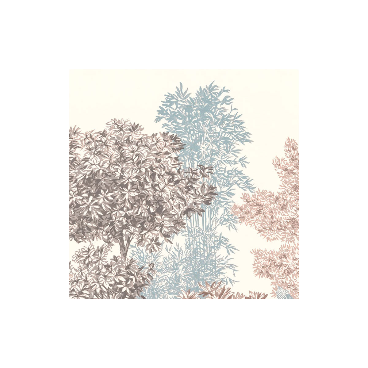 Komar  Vlies Fototapete Painted Trees 400x280 cm Bild 5