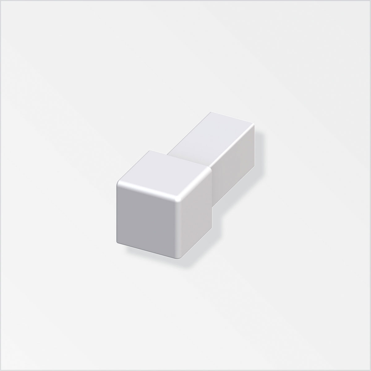 Fundamo Quadrat Eck 10 mm silber Bild 1