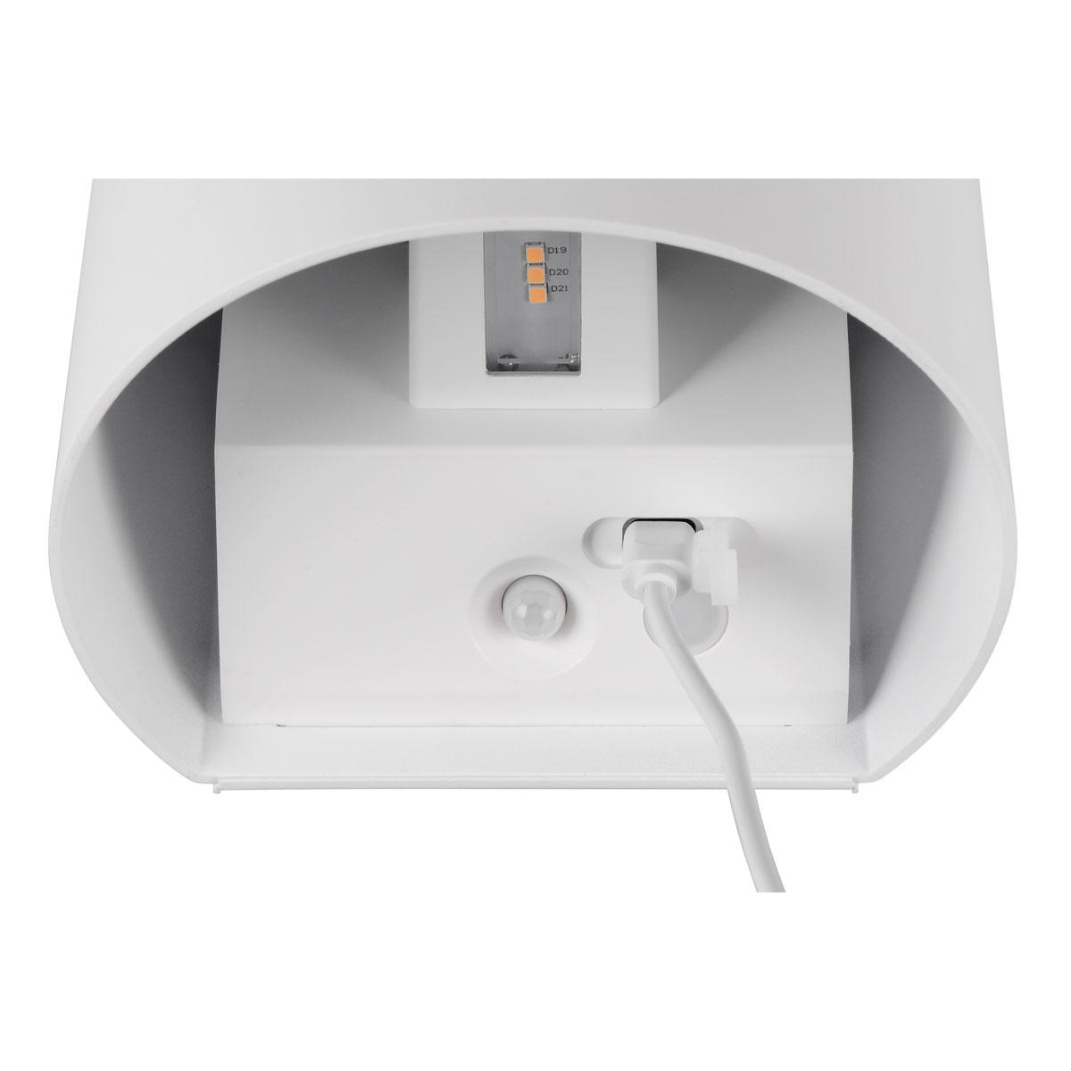 Reality LED Wandleuchte GENIE weiß halbrund Bild 7