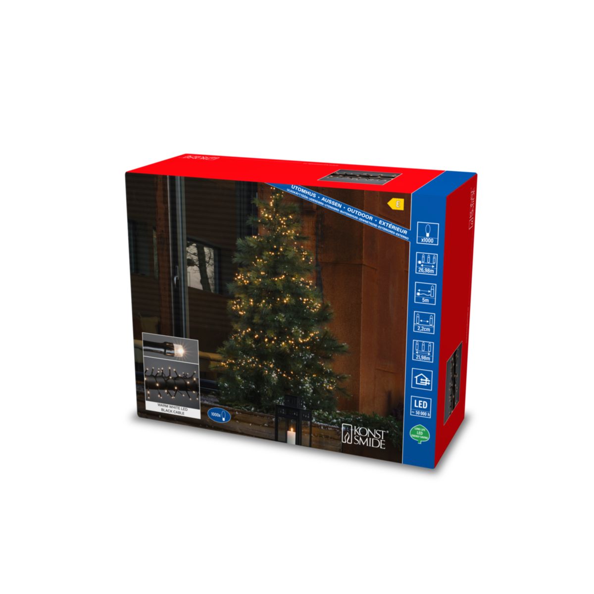 Konstsmide Micro LED Compactlights 1000 warm weiße Dioden Bild 2