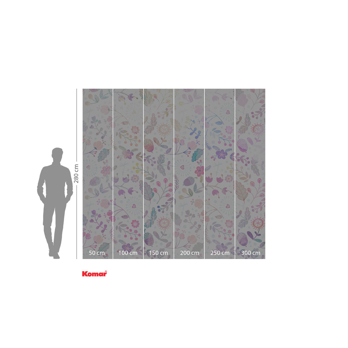 Komar  Vlies Fototapete Magical Autumn 300x280 cm Bild 3