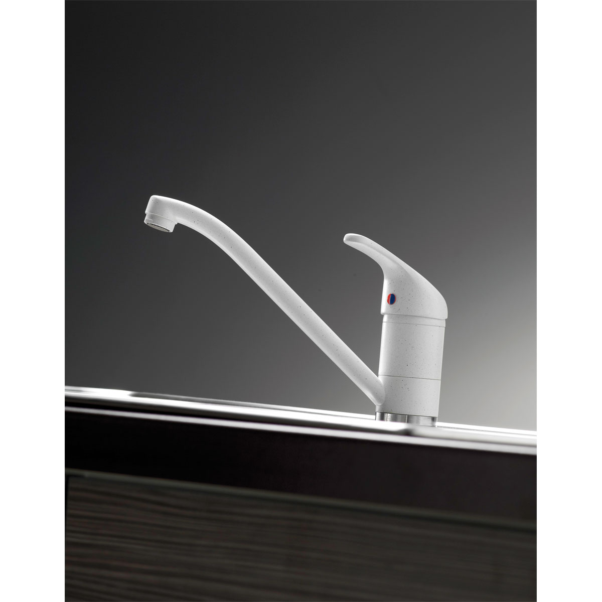 Pyramis Spültischarmatur „Modo“ verchromt schwenkbar Bild 1