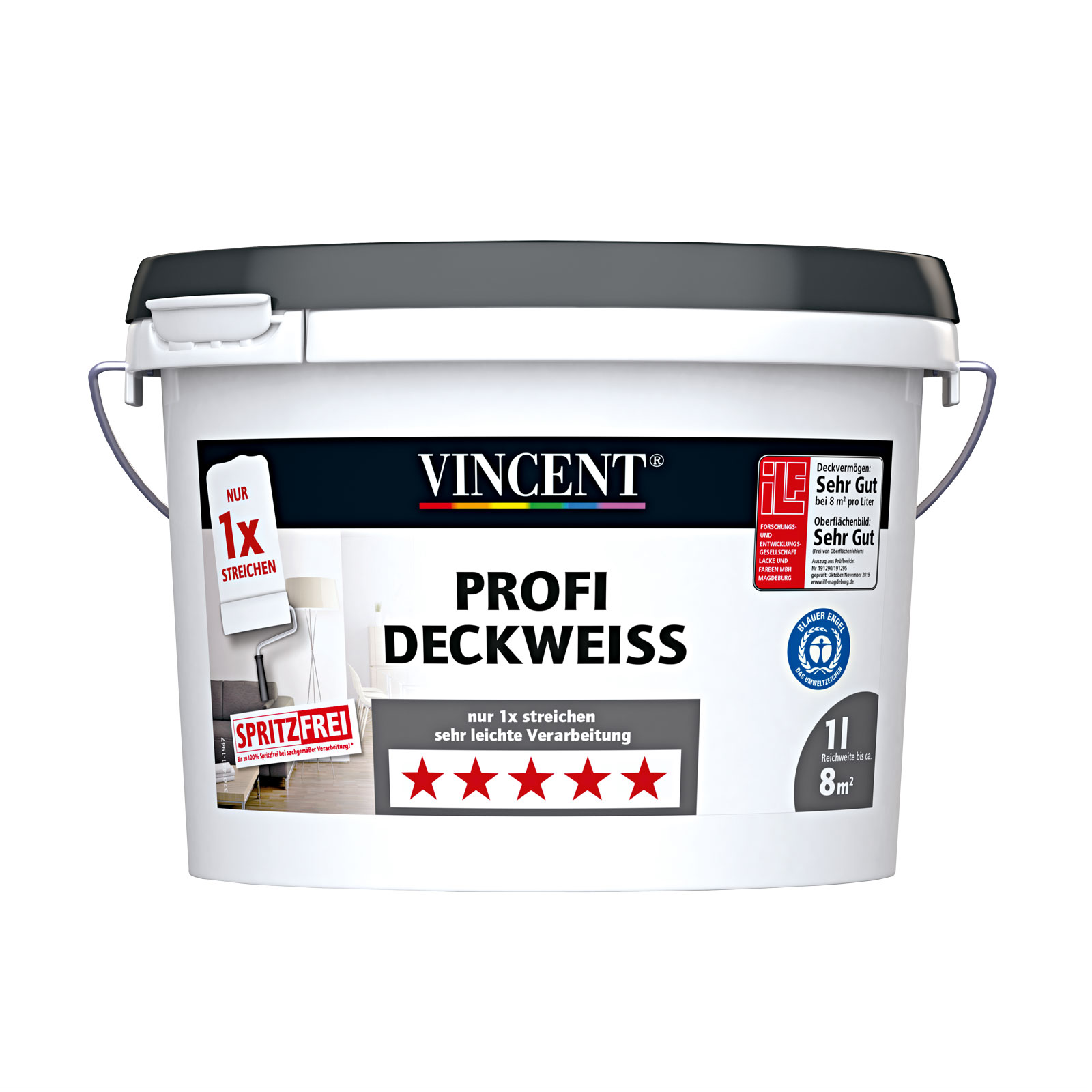 Vincent Profi Deckweiß