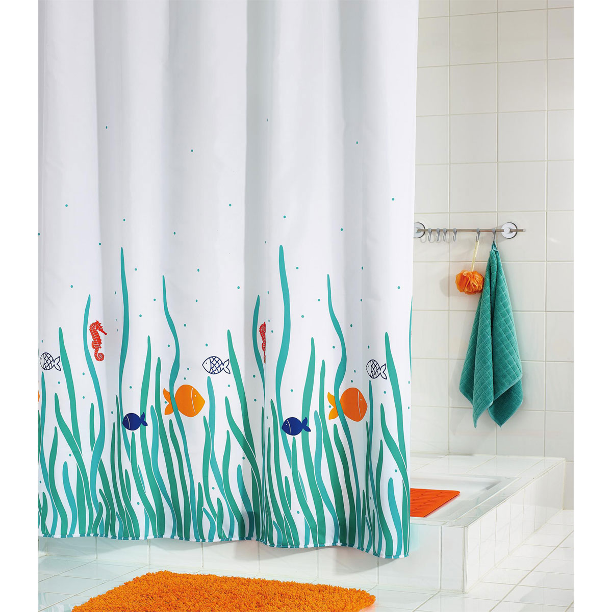 Valblue  Duschvorhang Atlantis Textil 180 x 200 cm Bild 2