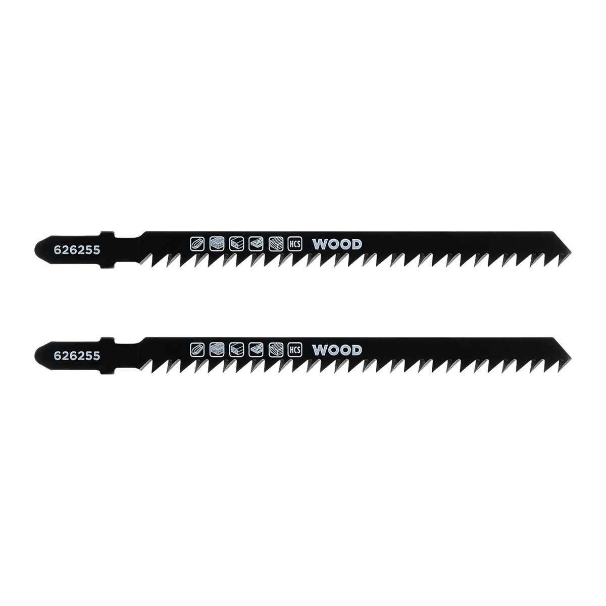 kwb HCS-Stichsägeblätter mit T-Schaft für Holz extralang 2-tlg. 115 mm