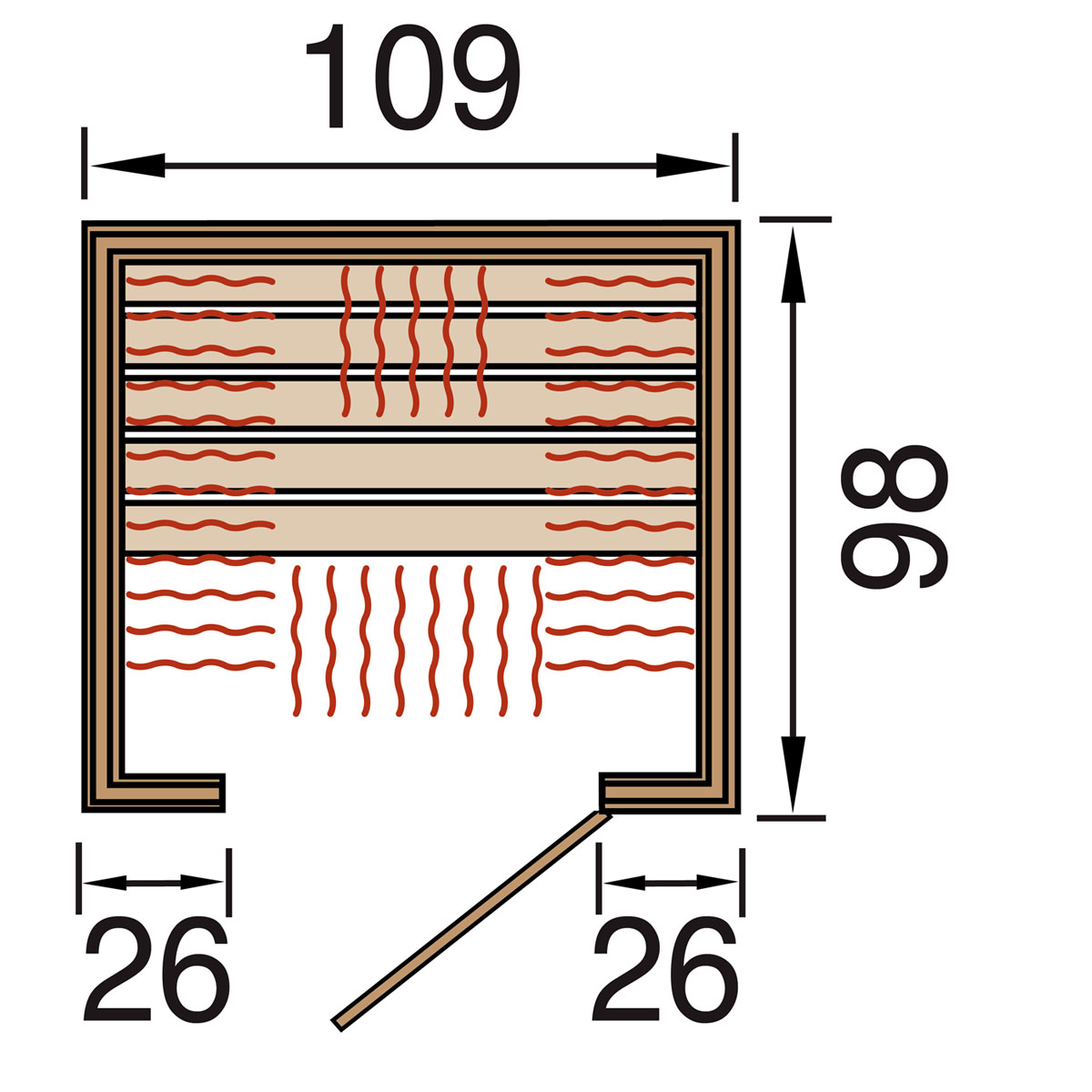 Weka Infrarotkabine Ranua 1 Bild 3