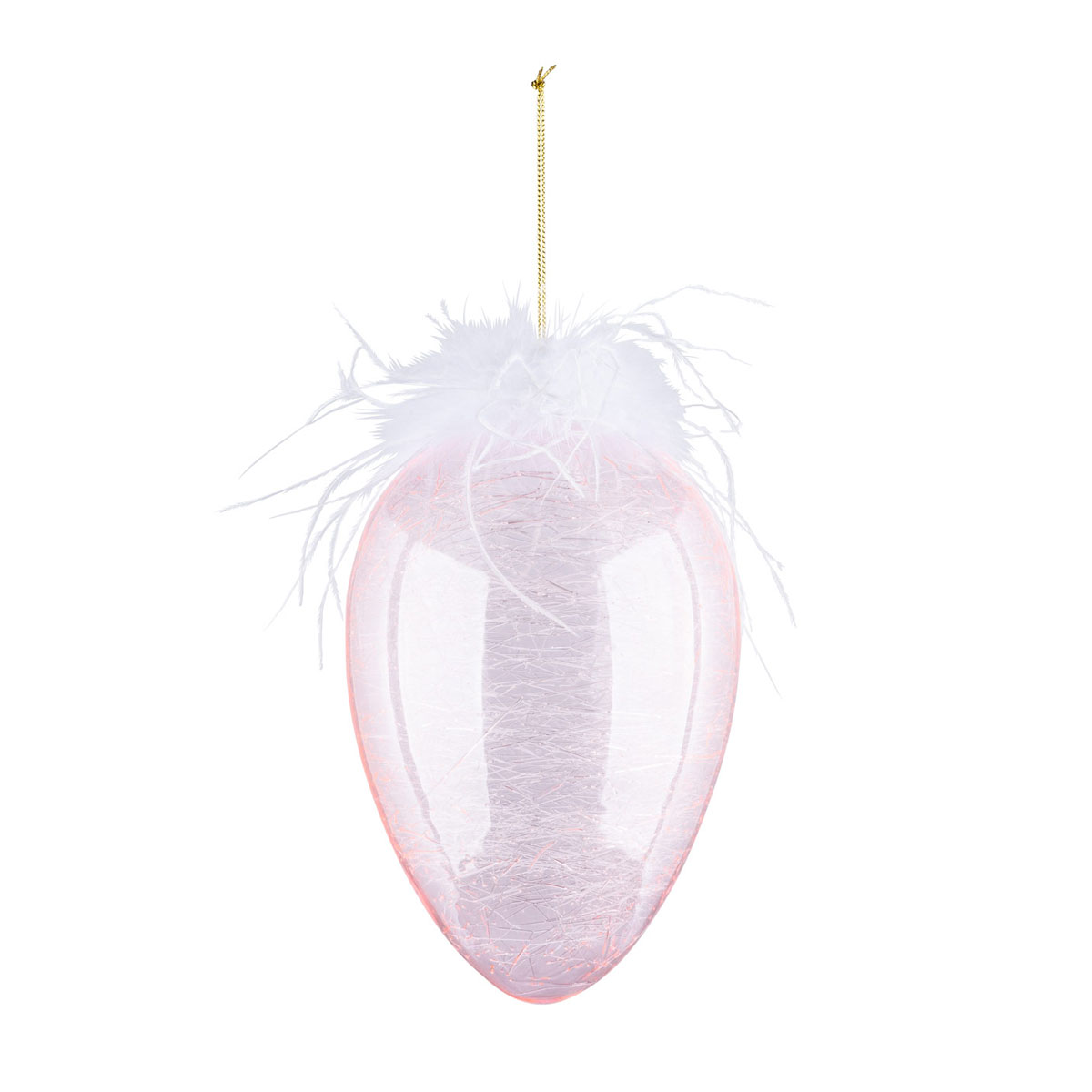 Ei-Glashänger 8 x 11,8 cm rosa