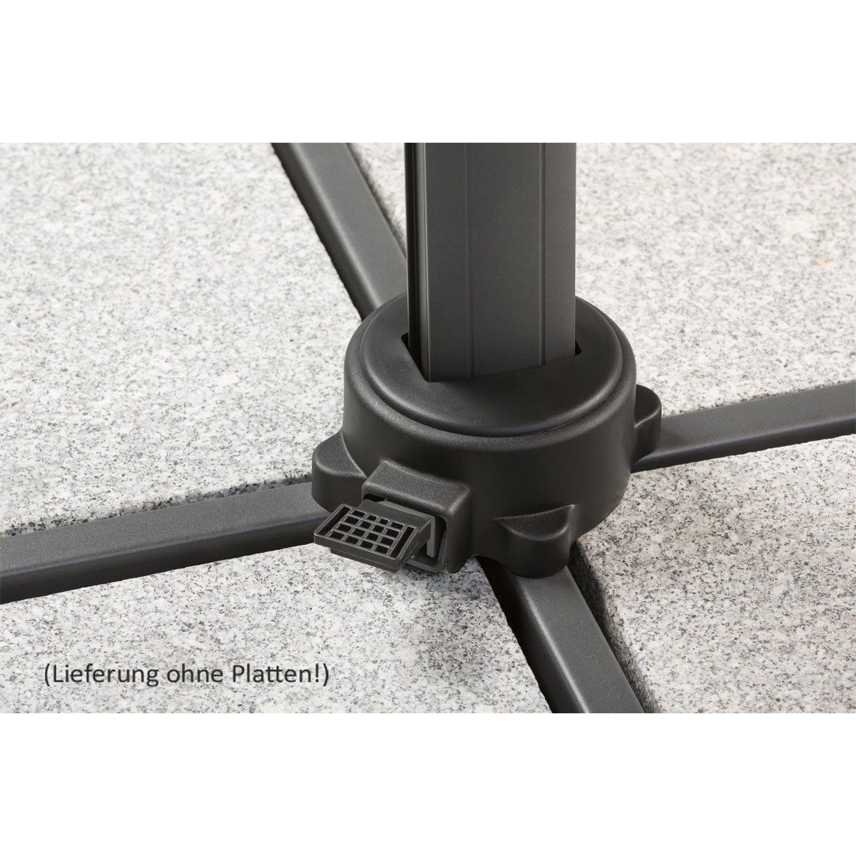 Schneider Schirme Ampelschirm Rhodos Twist 300 x 300 cm natur Bild 8