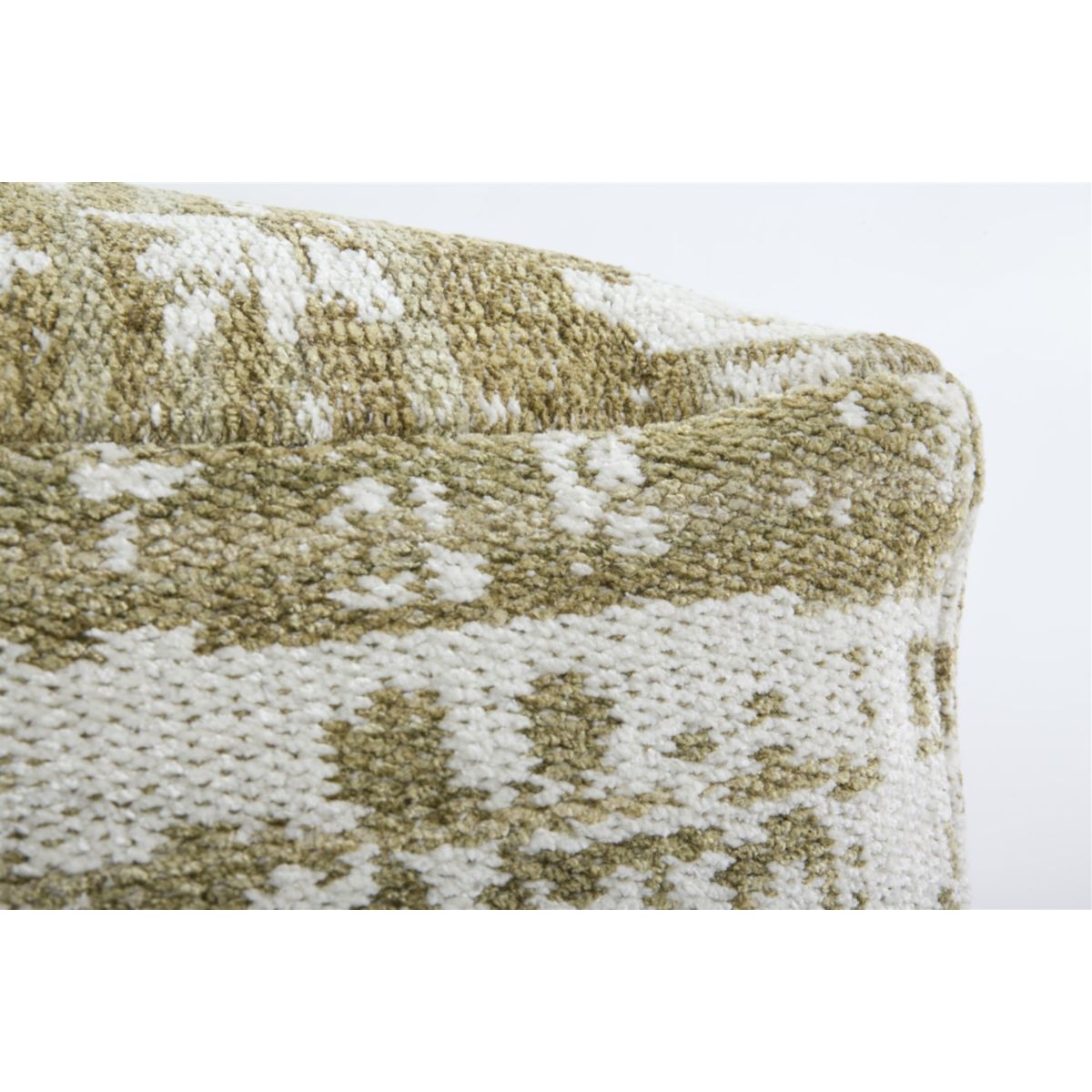 Pouf und Kissen Set Hocker Paramount 210 creme Oliv 80x80cm Bild 5