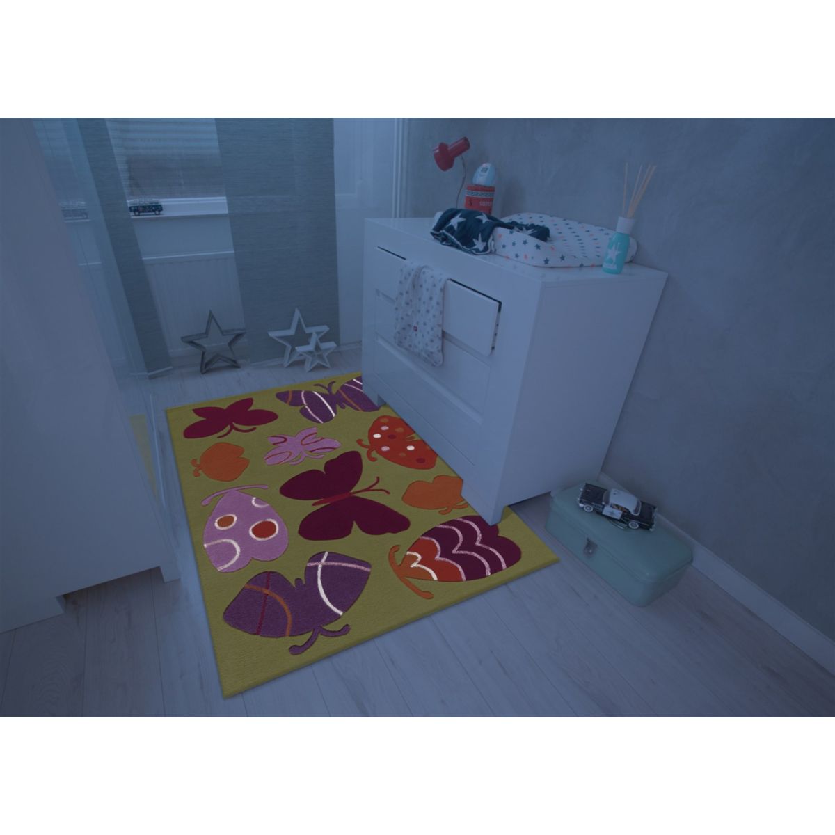 Spirit Glowy 3140 Multi Butterfly 110cm x 160cm Bild 3