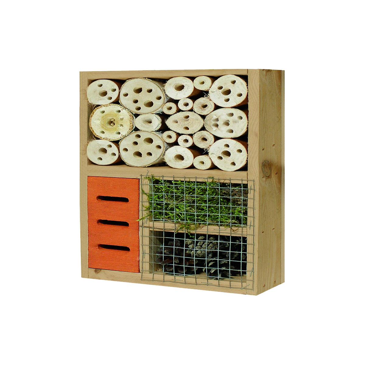 TETZNER & JENTZSCH Zaunserie „LABO-3D“, Insektenhaus, 36 x 36 x 12 cm