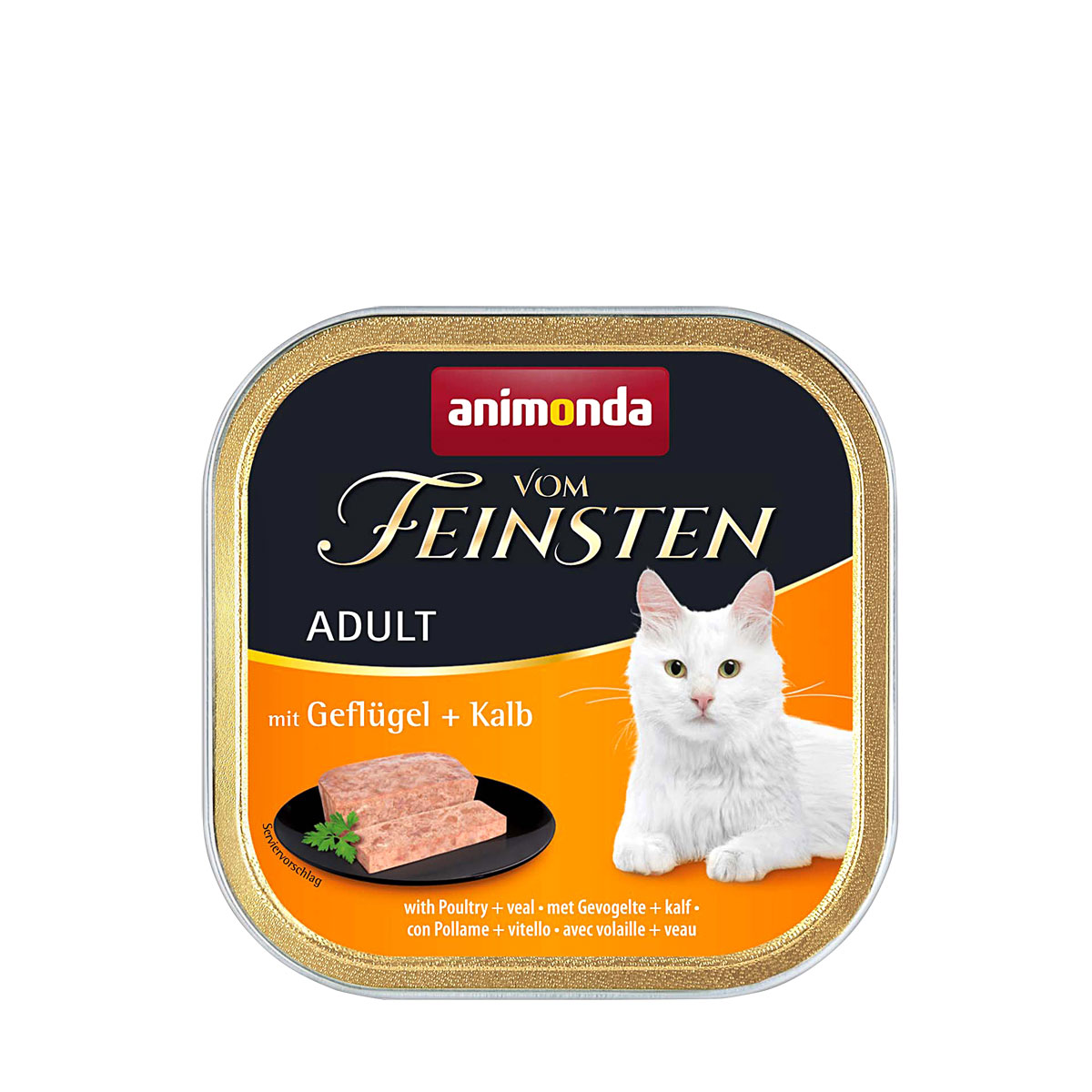 animonda Vom Feinsten  Cat Adult Geflügel Kalb 100g