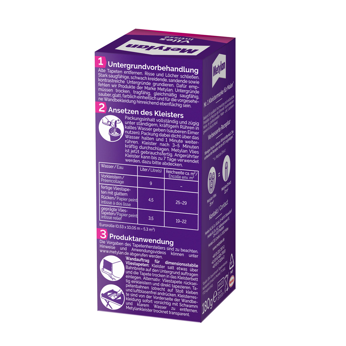 Metylan Kleister Vlies 180 g Bild 2