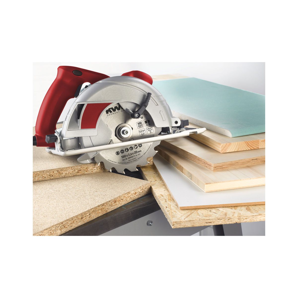 kwb  Spanplatten-Kreissägeblätter für Handkreissägen Durchmesser 180 mm Bild 2