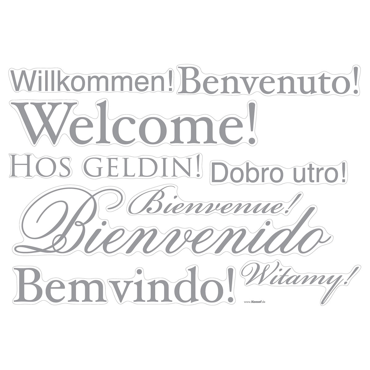 Komar  Wandtattoo Welcome 50x70 cm Bild 2