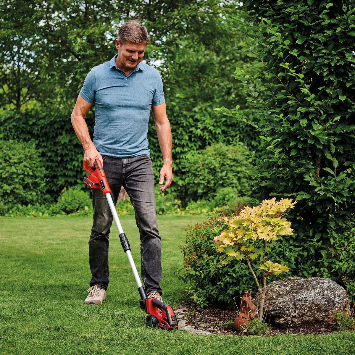 Einhell Akku Gras u.Strauchschere GE-CG 18/100 Li T-Solo Bild 6