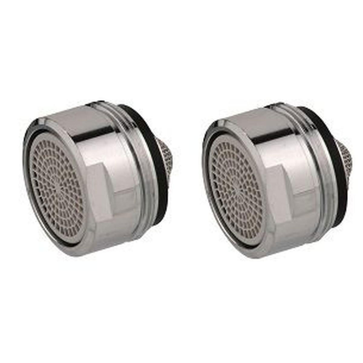 Kirchhoff Eco-Mischdüse 2x Anti-Kalk-Sieb M24 AG