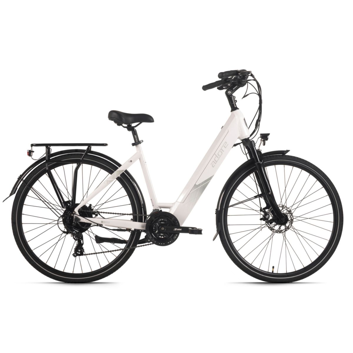 Adore E-Trekkingbike 28" Alu Trekking E-Bike ATR-180 Heckmotor 50NM / 15Ah Glacier White