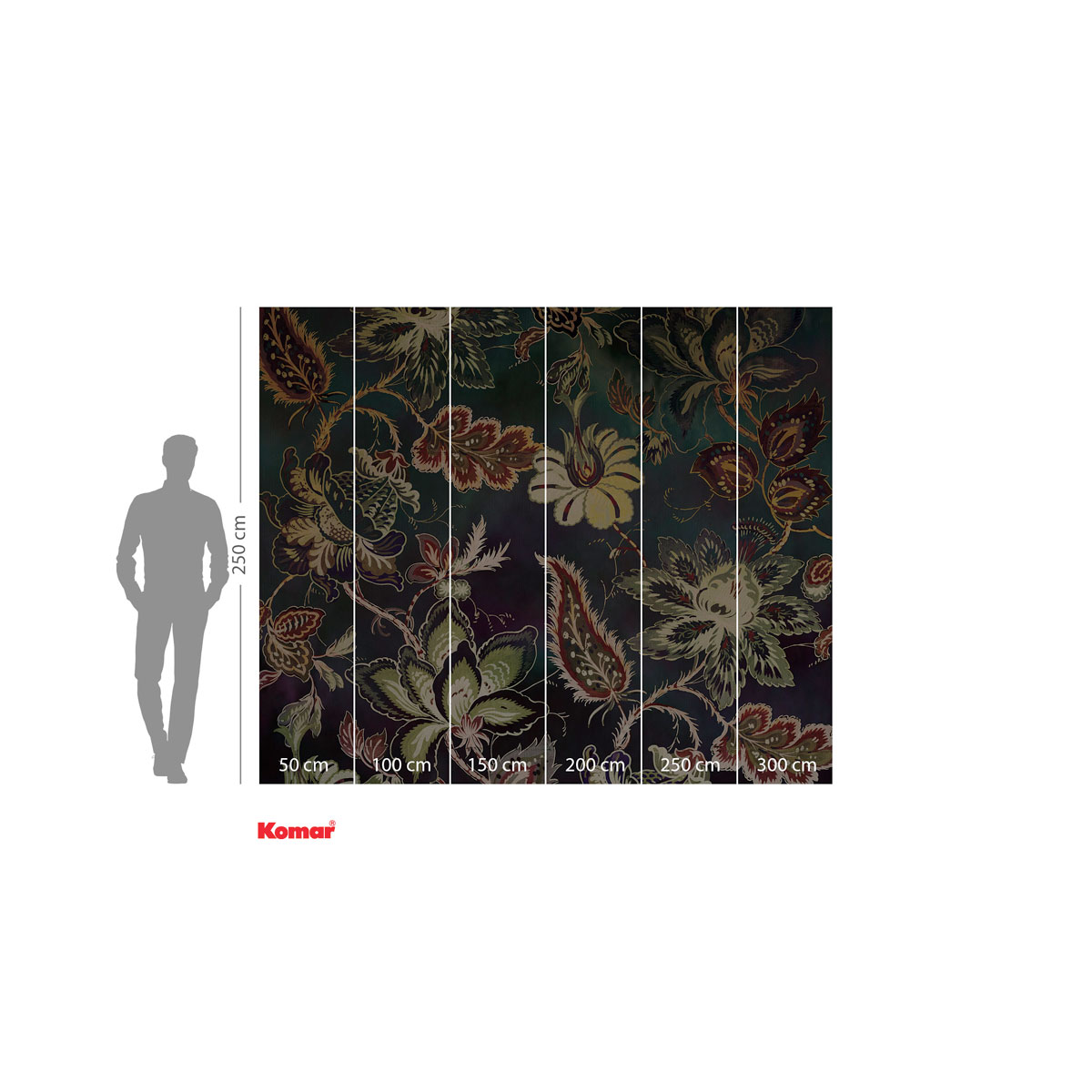 Komar  Vlies Fototapete Moonshadow Blossom 300x250 cm Bild 3