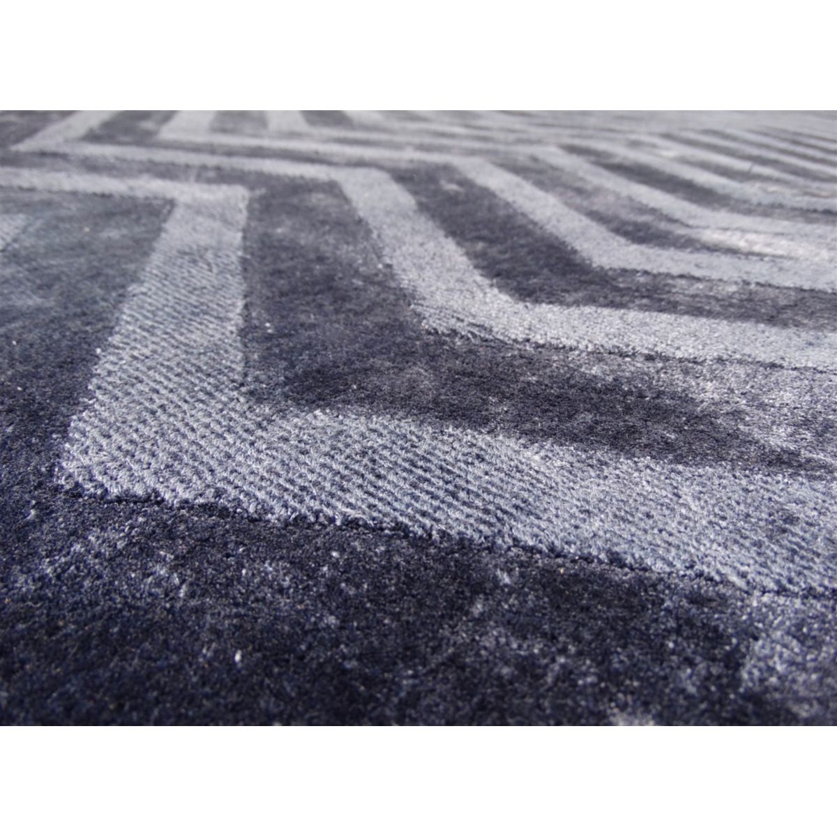 Luxury 410 Marineblau 80cm x 150cm Bild 3