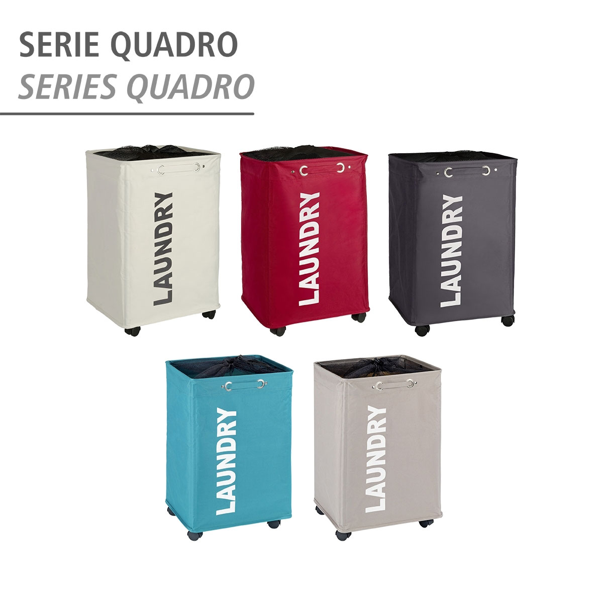 Wenko 3450117100 Panier à Linge Corno, Taupe, 43 Litres, Polyester Wenko 3450117100 Panier à Linge Corno, Taupe, 43 Litres, Polyester