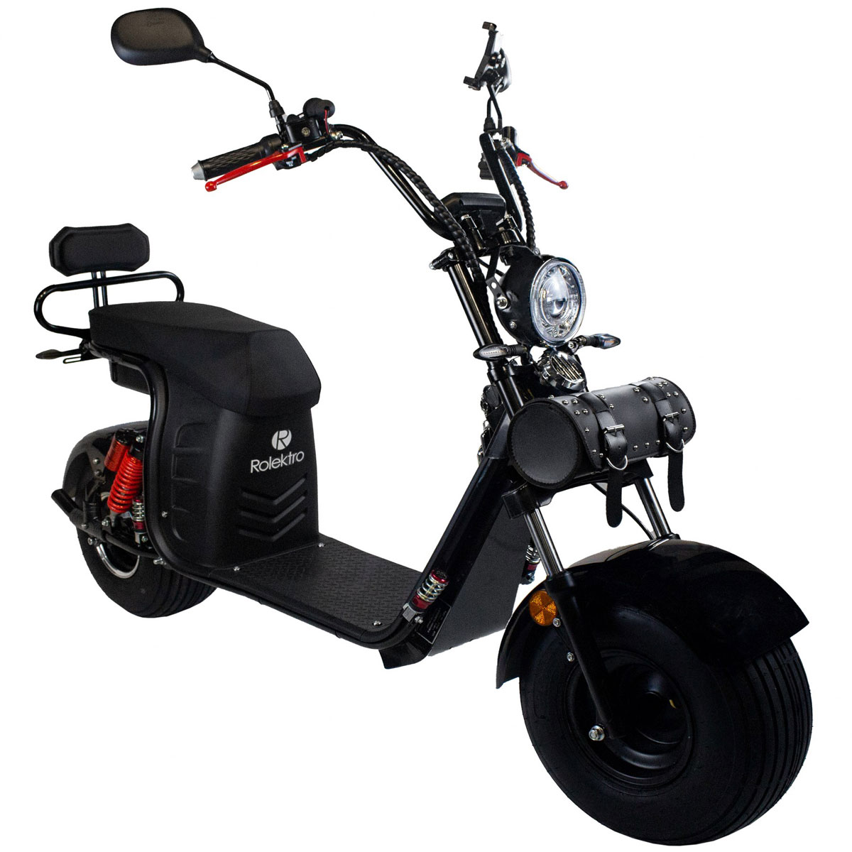 Rolektro E-Cruiser Schwarz, 45km/h Bild 5