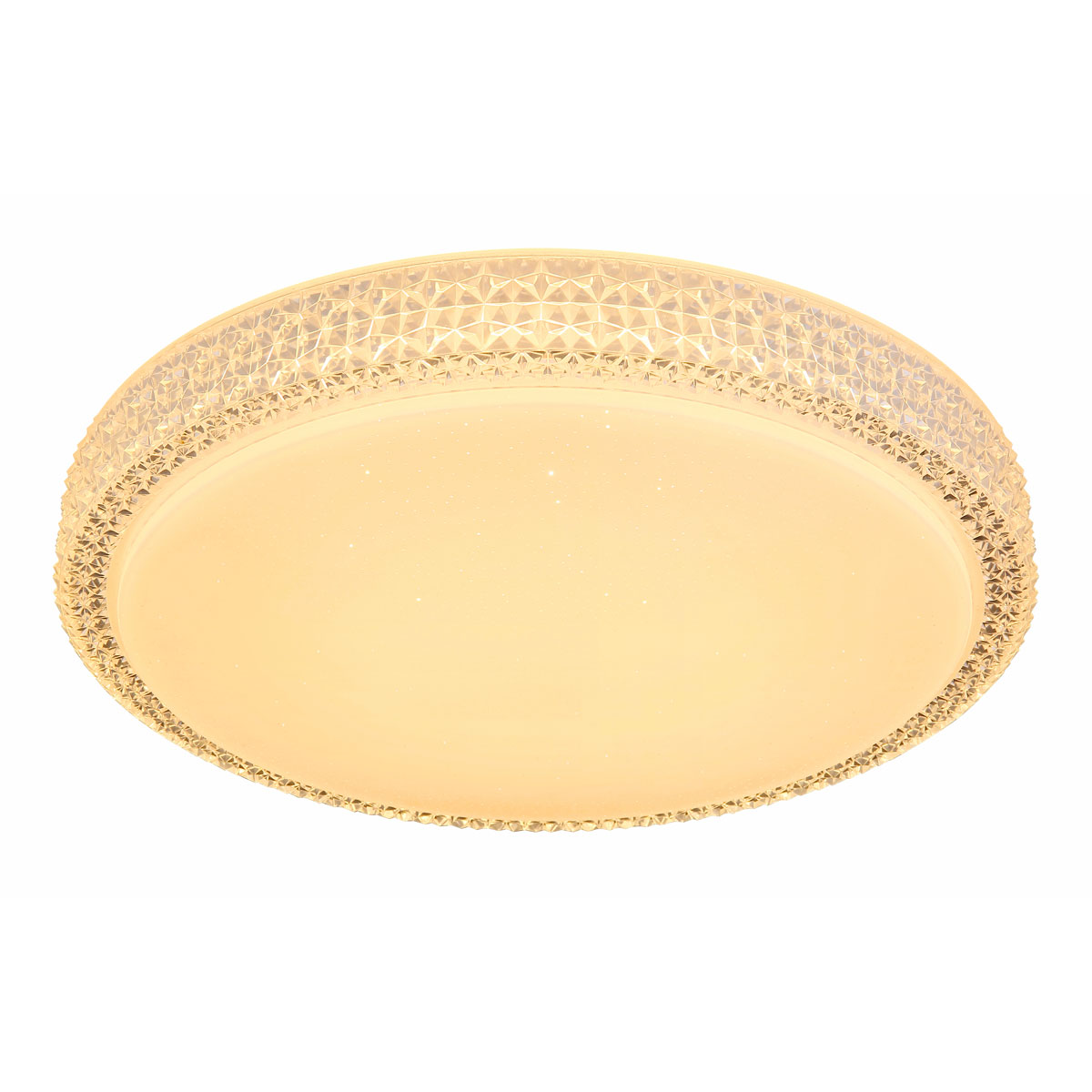 Flector LED-Deckenleuchte Clarice mit Kristallrand Bild 1