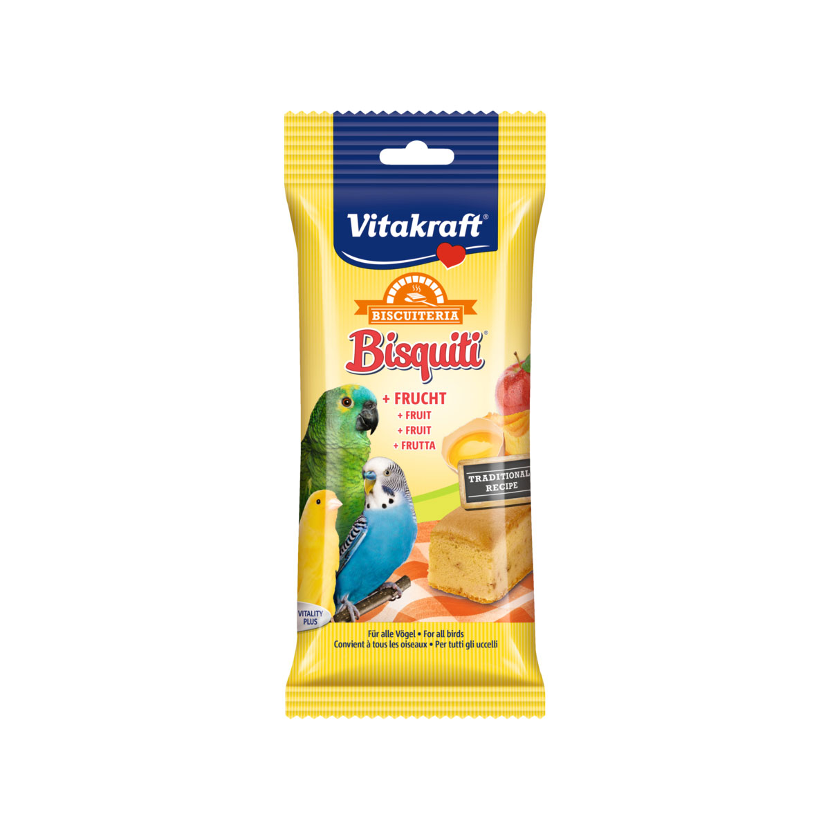 Vitakraft  Snack Bisquiti+Frucht 4er-Pack 50g