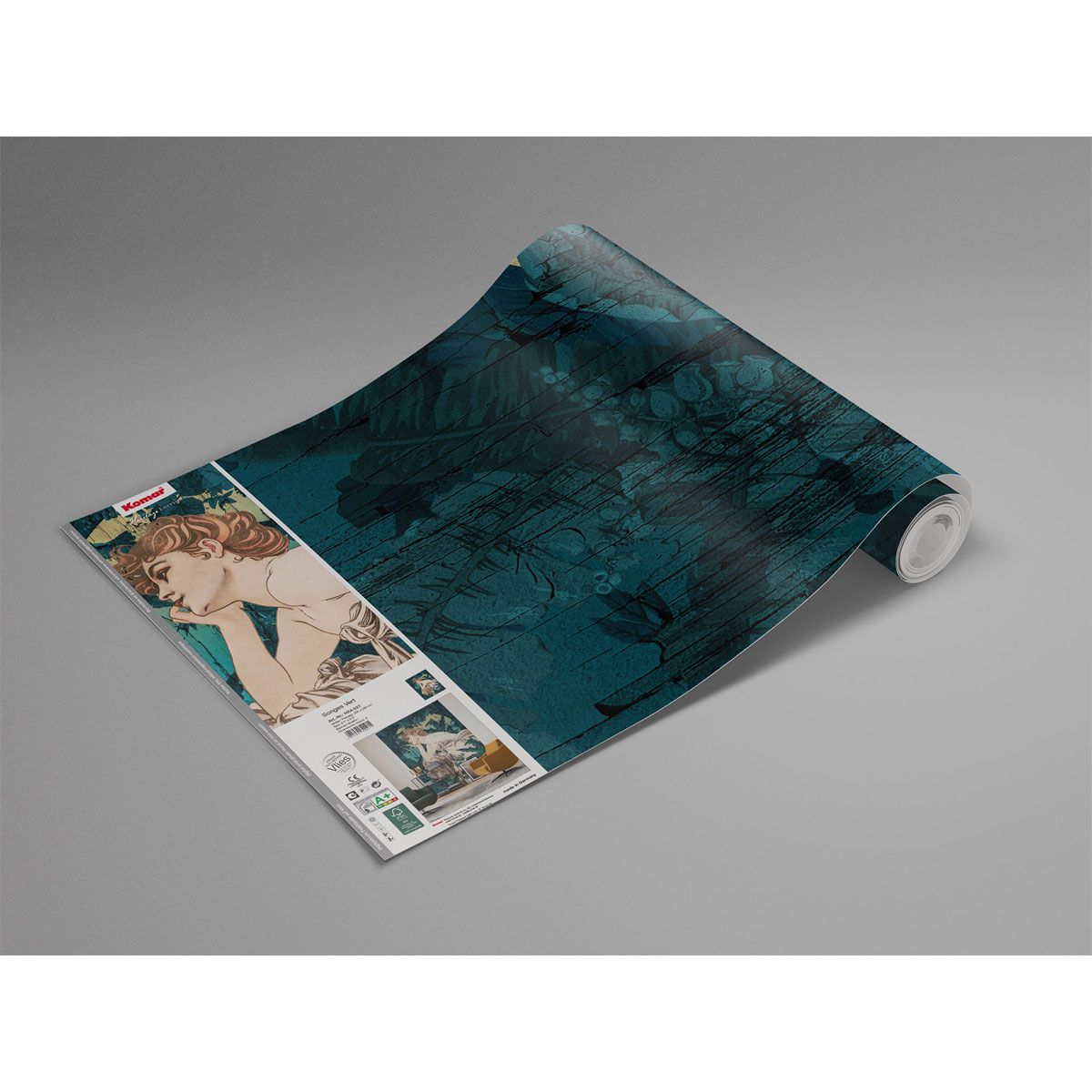 Komar  Vlies Fototapete Songes Vert 200x280 cm Bild 4