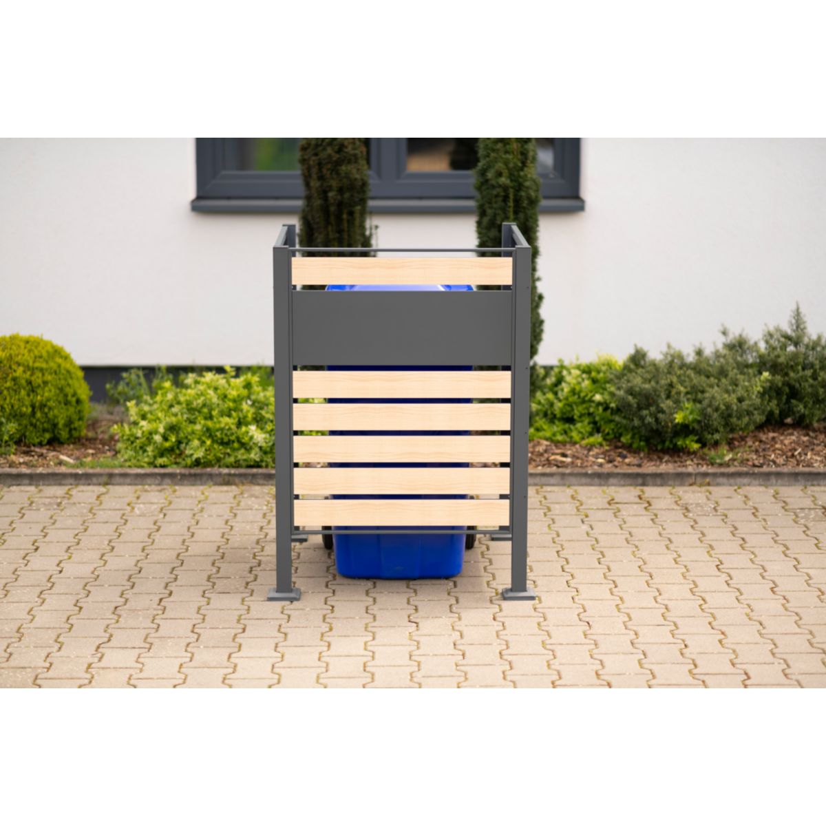 Westmann Mülltonnenverkleidung Planum 1x 240 L 1er Box 90x90x120 cm Bild 2