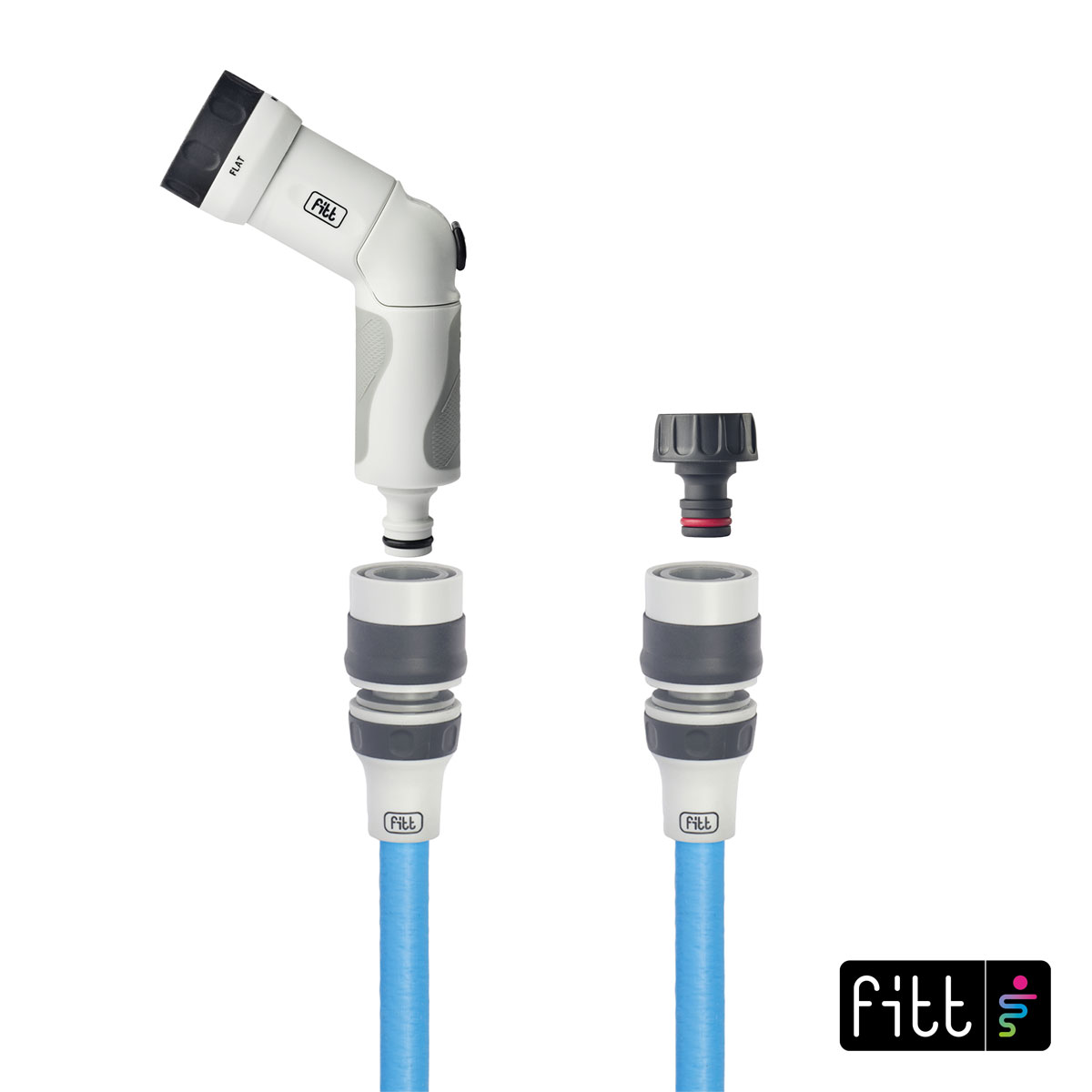 Gartenschlauch ausziehbar kompakt leicht und sofort einsatzbereit 15 m mit Multifunktions-Pistole Bild 5