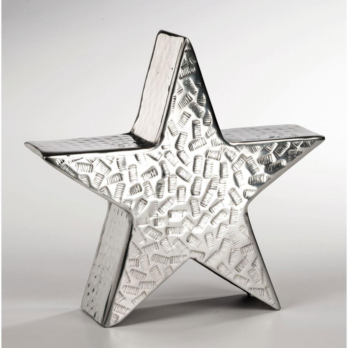 Stern 19 cm silber Bild 1