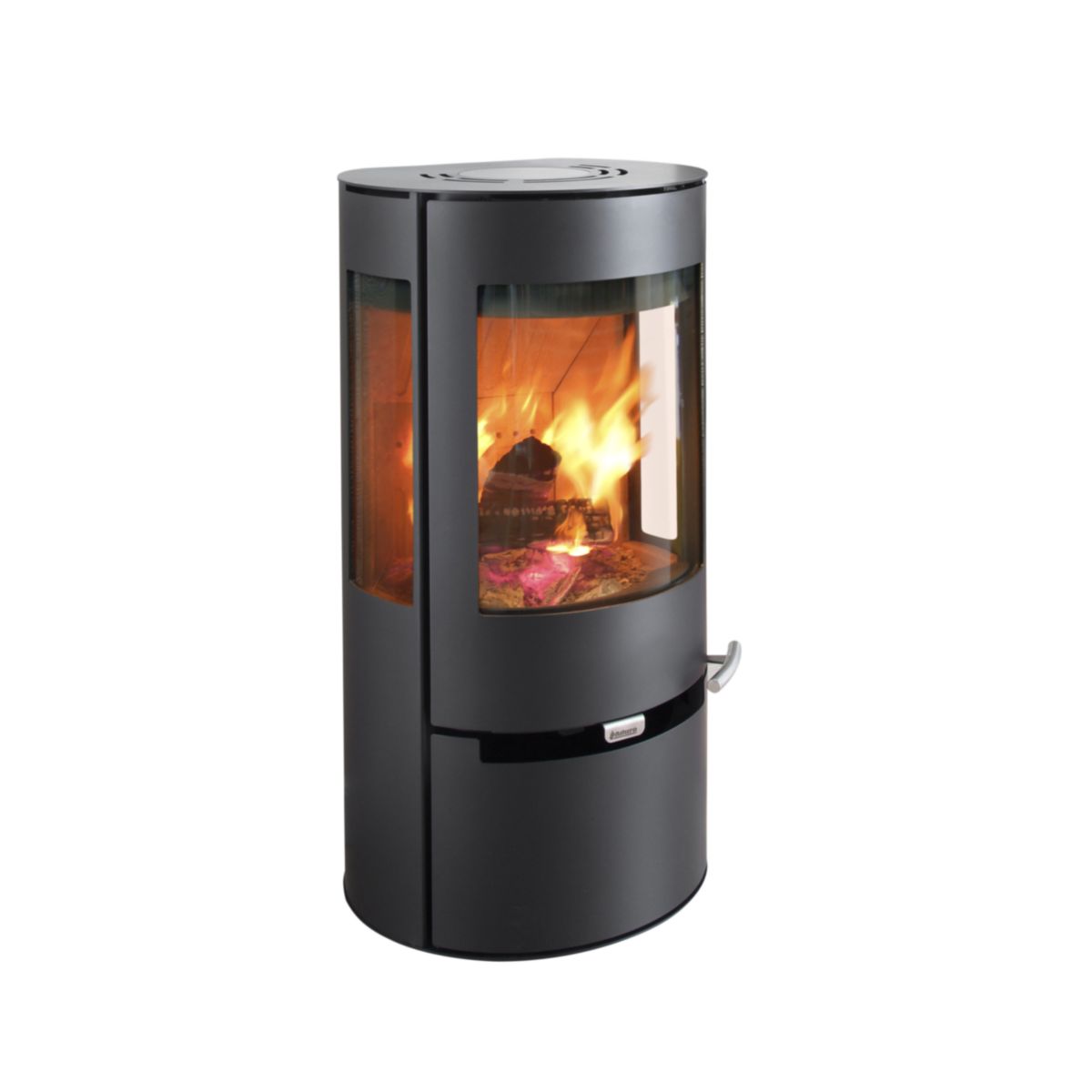 Kaminofen Aduro 9 Air mit Aduro Tronic, Externe Luftzufuhr Möglichkeit, Scheitenscheiben, Schwarz