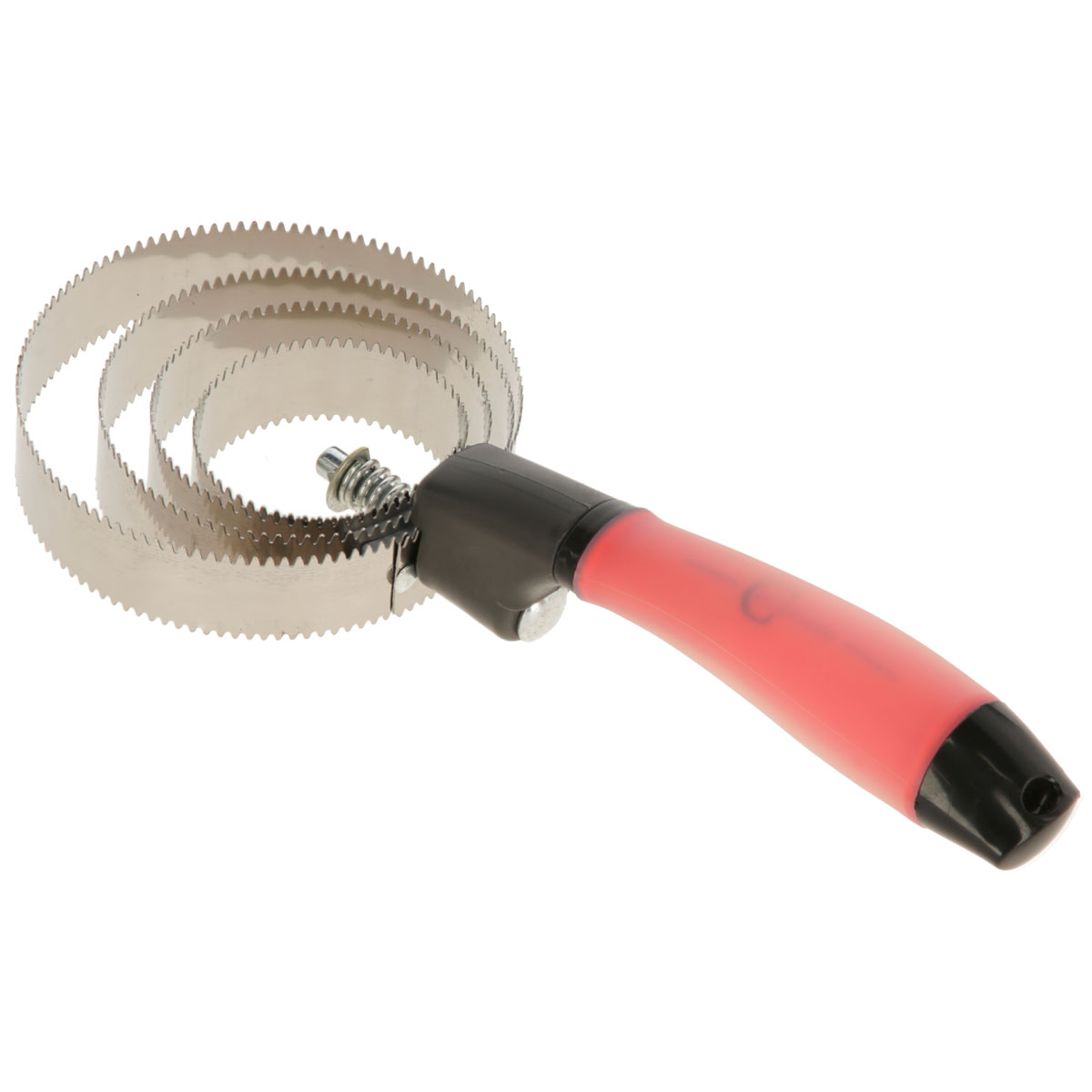 Spiralstriegel mit Gelgriff rot-schwarz