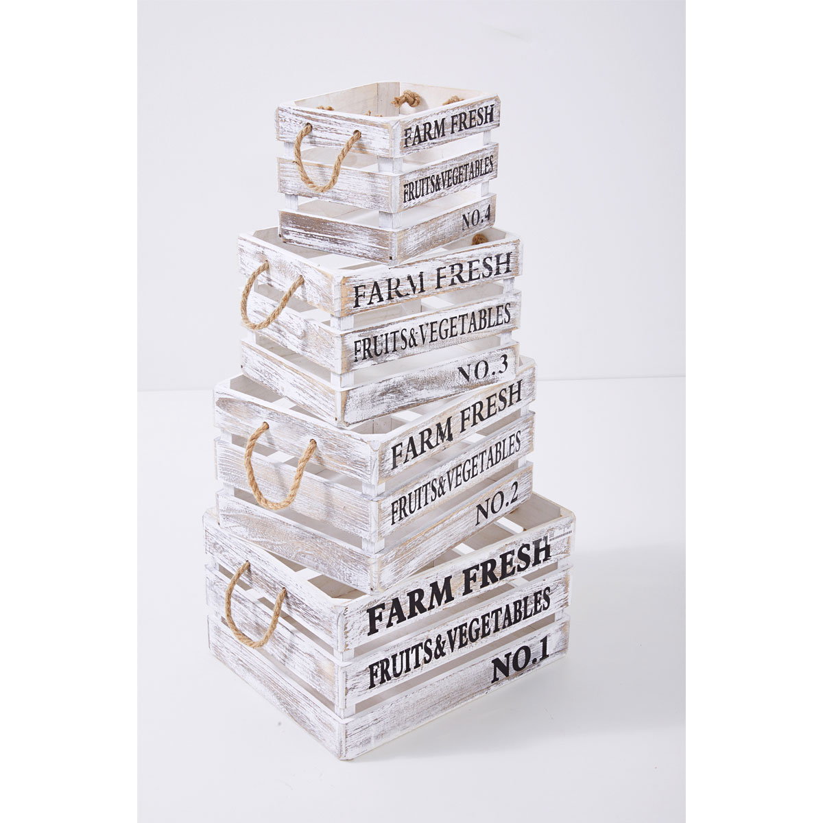 Vintage-Holzkiste Box L