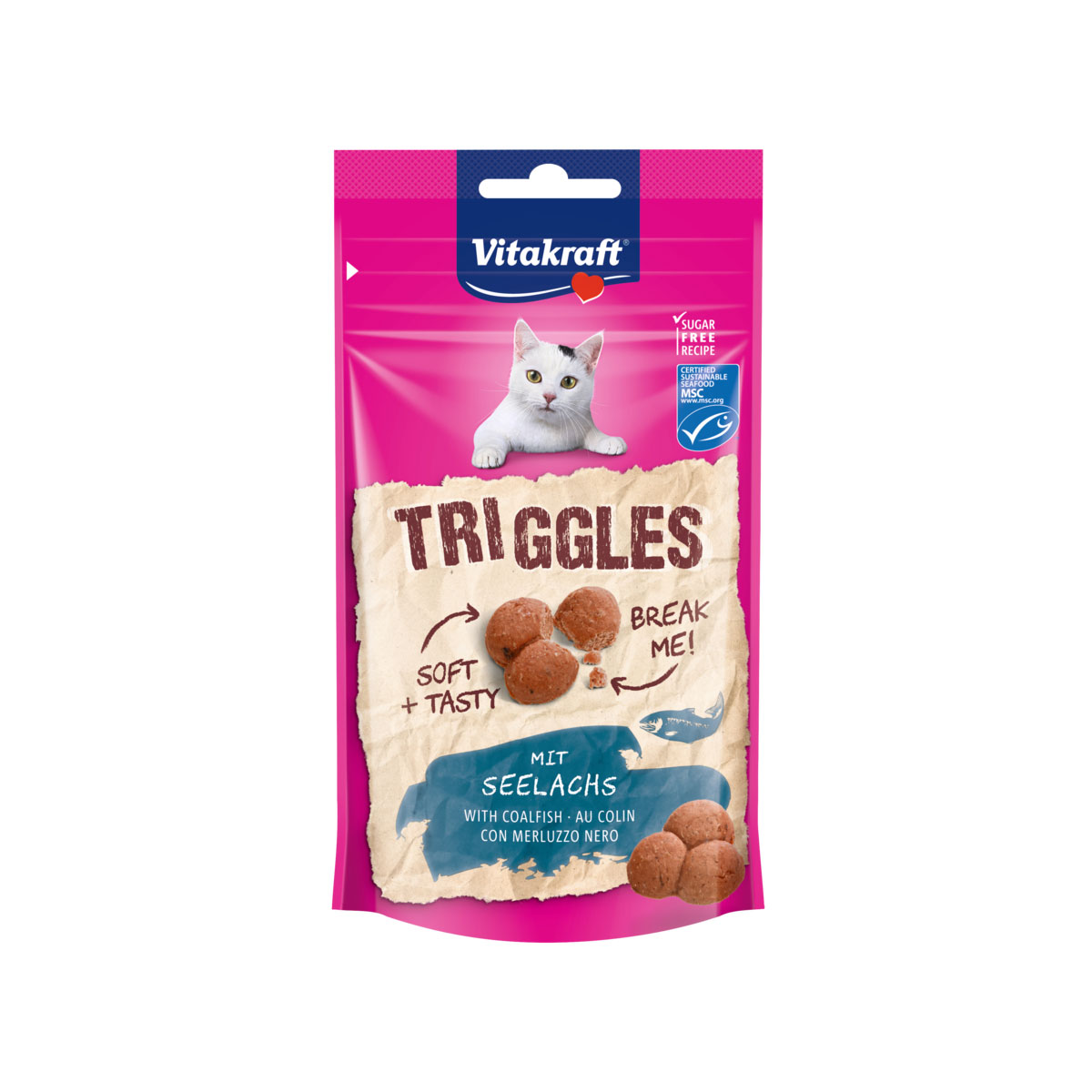 Vitakraft Cat Triggles Seelachs 40g