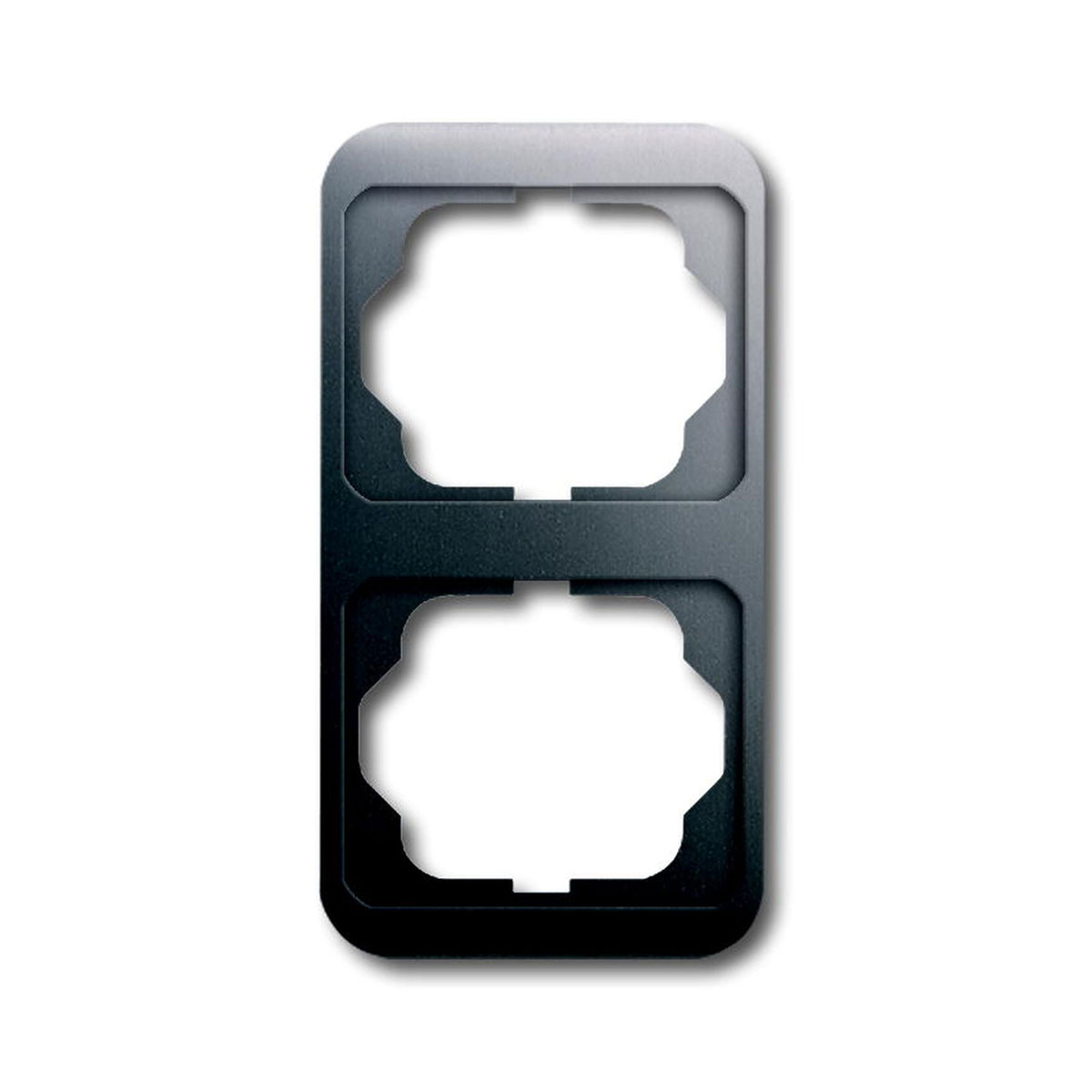 Busch-Jaeger Abdeckrahmen Alpha Nea platinfarben 2-fach Senkrecht