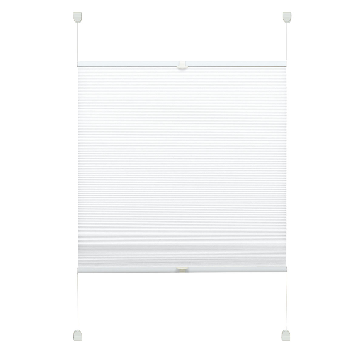 Gardinia Plissee Easy-Basic 90 x 130 cm weiß Bild 1