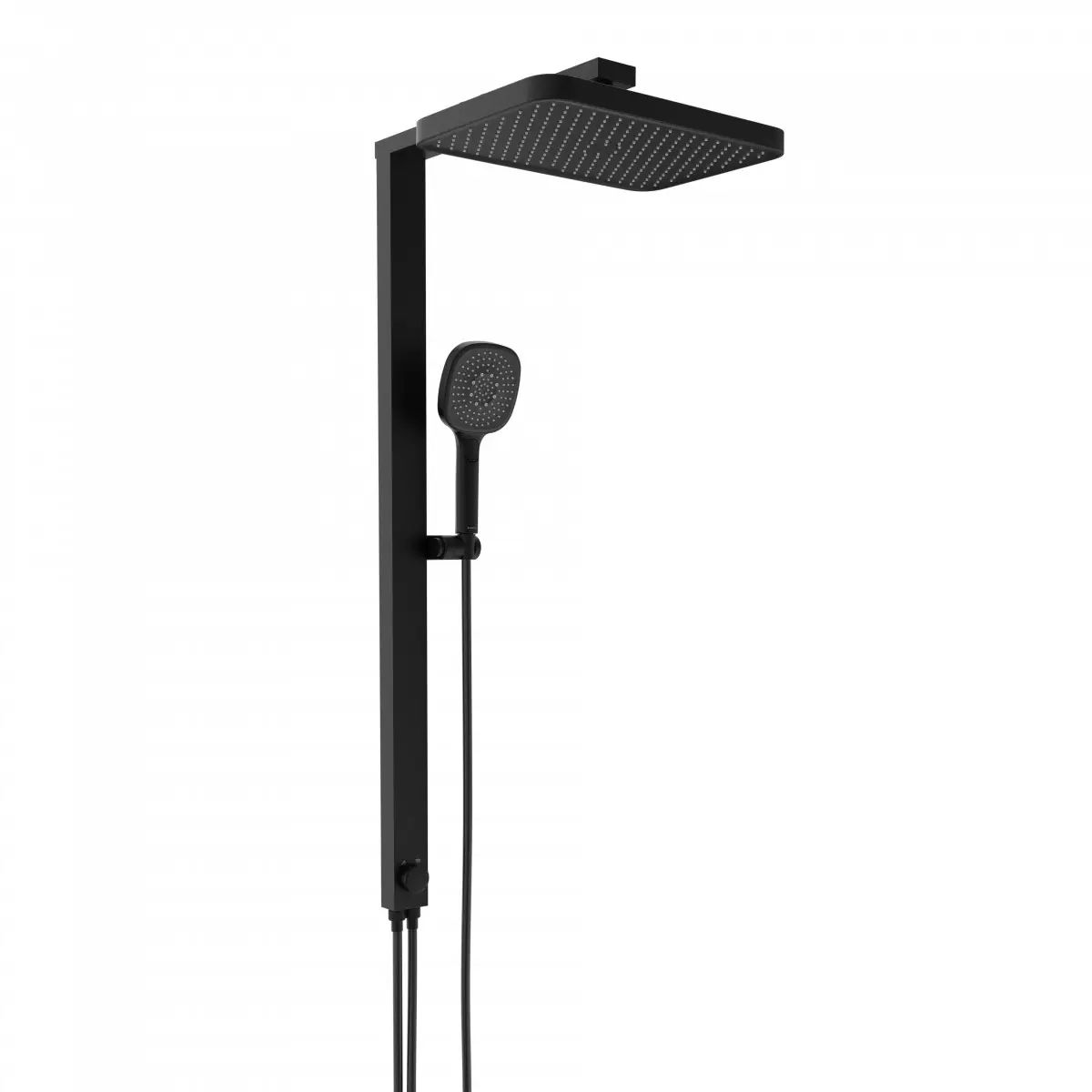 Schütte Überkopf-Brauseset La Palma, schwarz matt