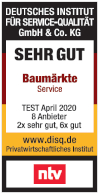 Testsieger-Siegel