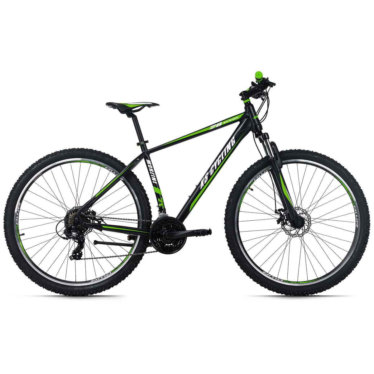 KS Cycling Mountainbike Hardtail 29'' Morzine schwarz-grün 48 cm 