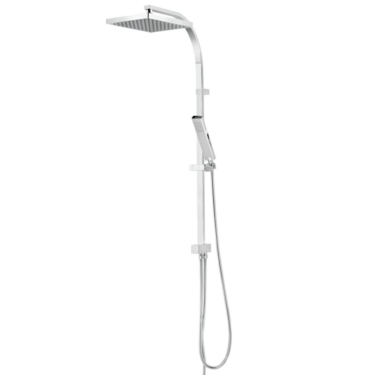 Schulte DuschMaster Rain II Square mit Umsteller Kopfbrause eckig chrom