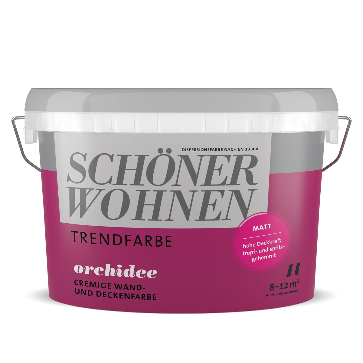 Schöner Wohnen Farbe Trendfarbe Orchidee Matt 1 L Bild 1
