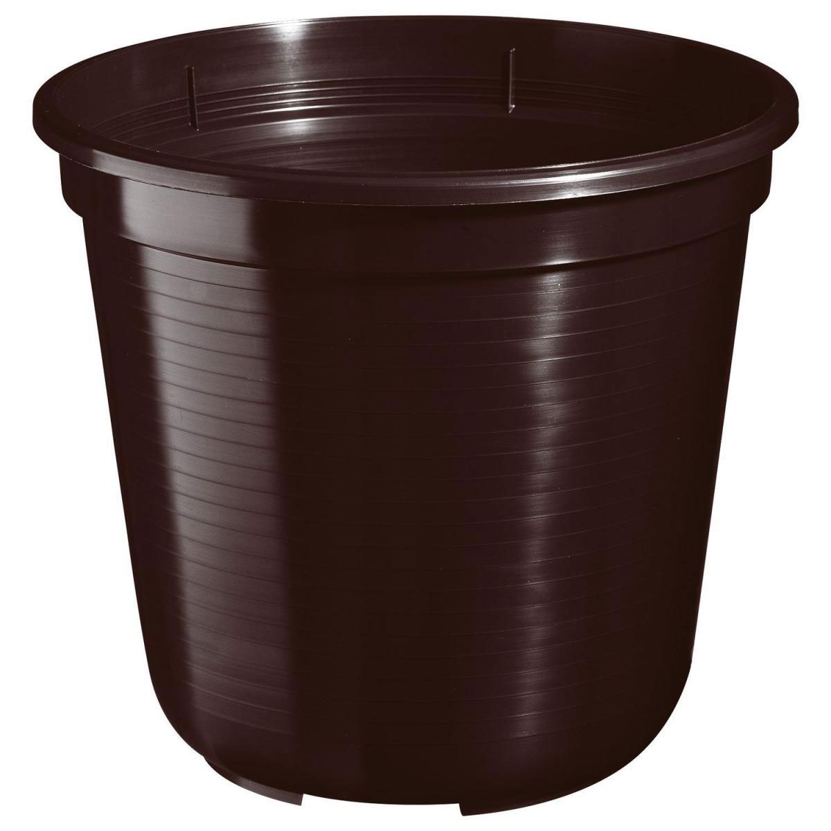 Geli Blumentopf Kunststoff 40 cm braun