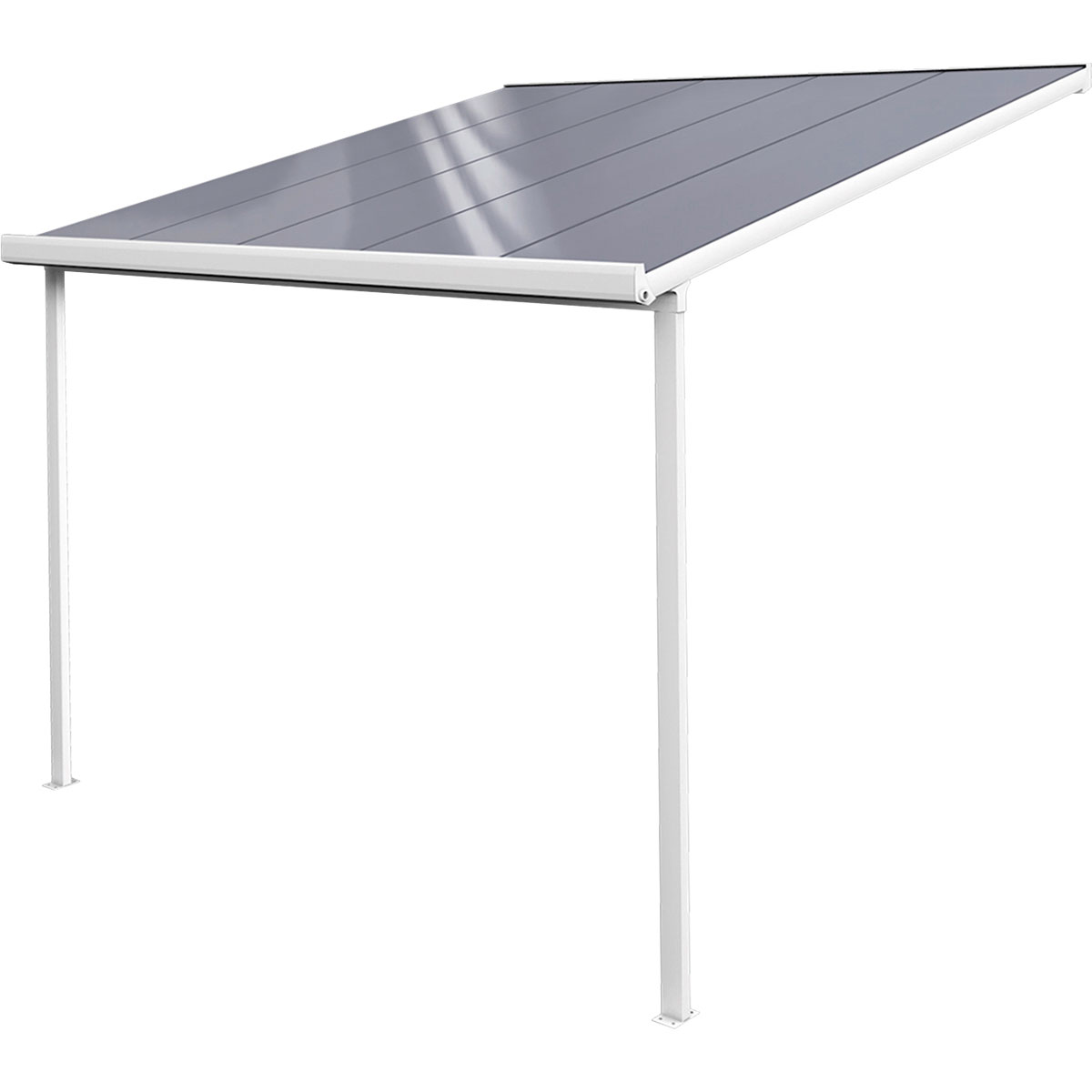 gutta Terrassenüberdachung Standard weiß 3,06 x 3,06 m Bild 1