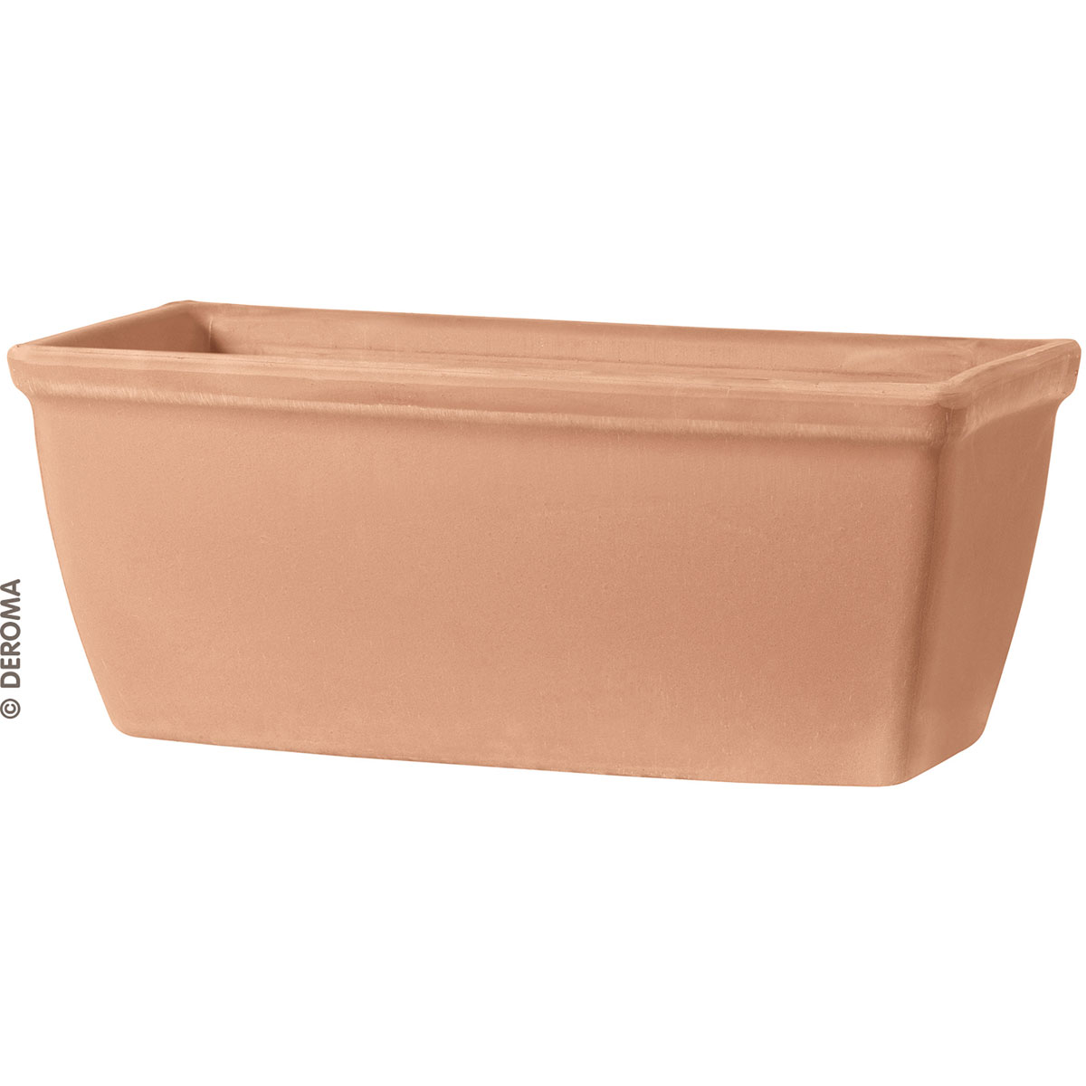 Tonkasten Roma glatt 32 cm white garden