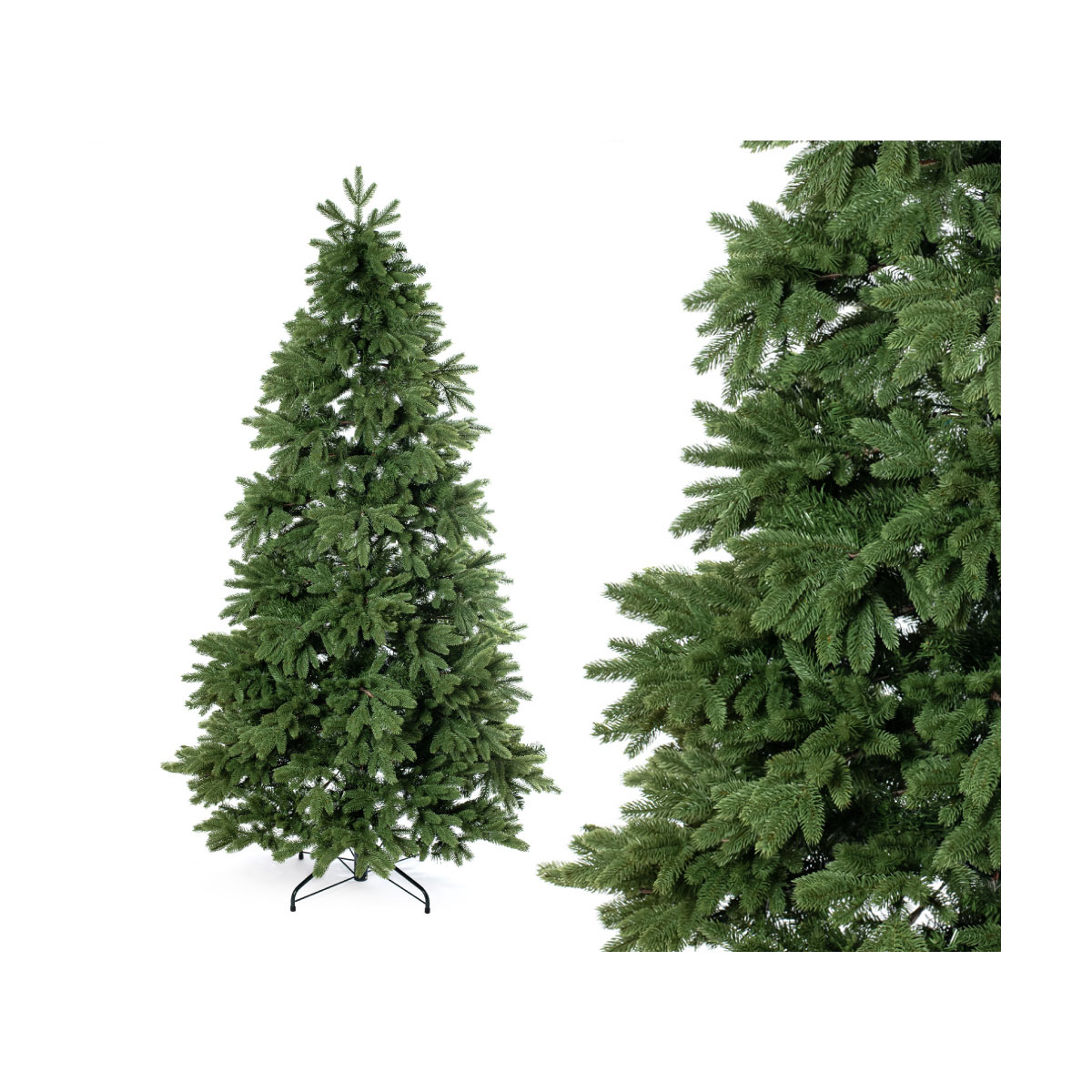 Künstlicher Weihnachtsbaum Roswell Kiefer 240 cm Grün Bild 1