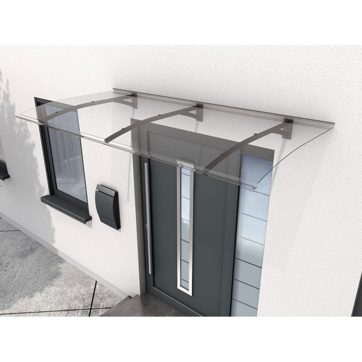 Durabil Pultvordach Typ PT Secco Anthrazit 200 x 90 x 22 cm