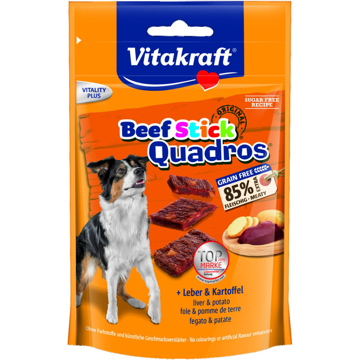 Vitakraft  Beef Stick Quadros Leber Kartoffel 70 g