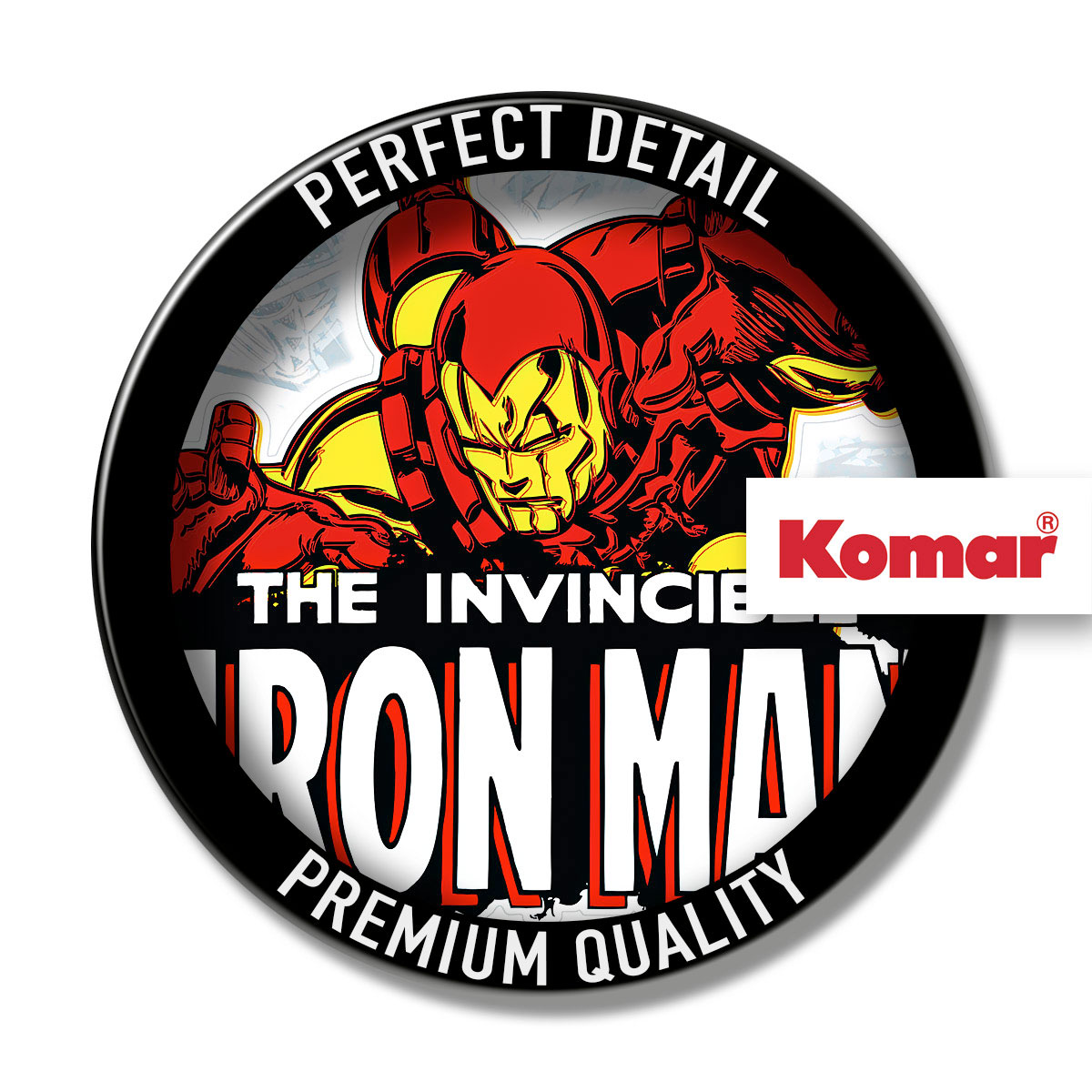 Komar  Wandtattoo Iron Man Comic Classic 50x70 cm Bild 3